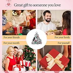 VALGACLS Glitter Christmas Tree Charm for Bracelets