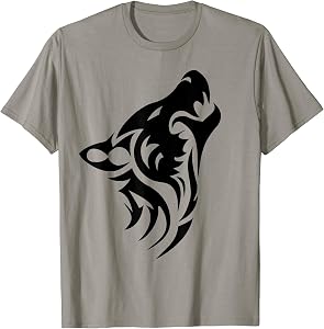Wild Wolf Pack Team - Retro Vintage Wildlife Lone Black Wolf T-Shirt
