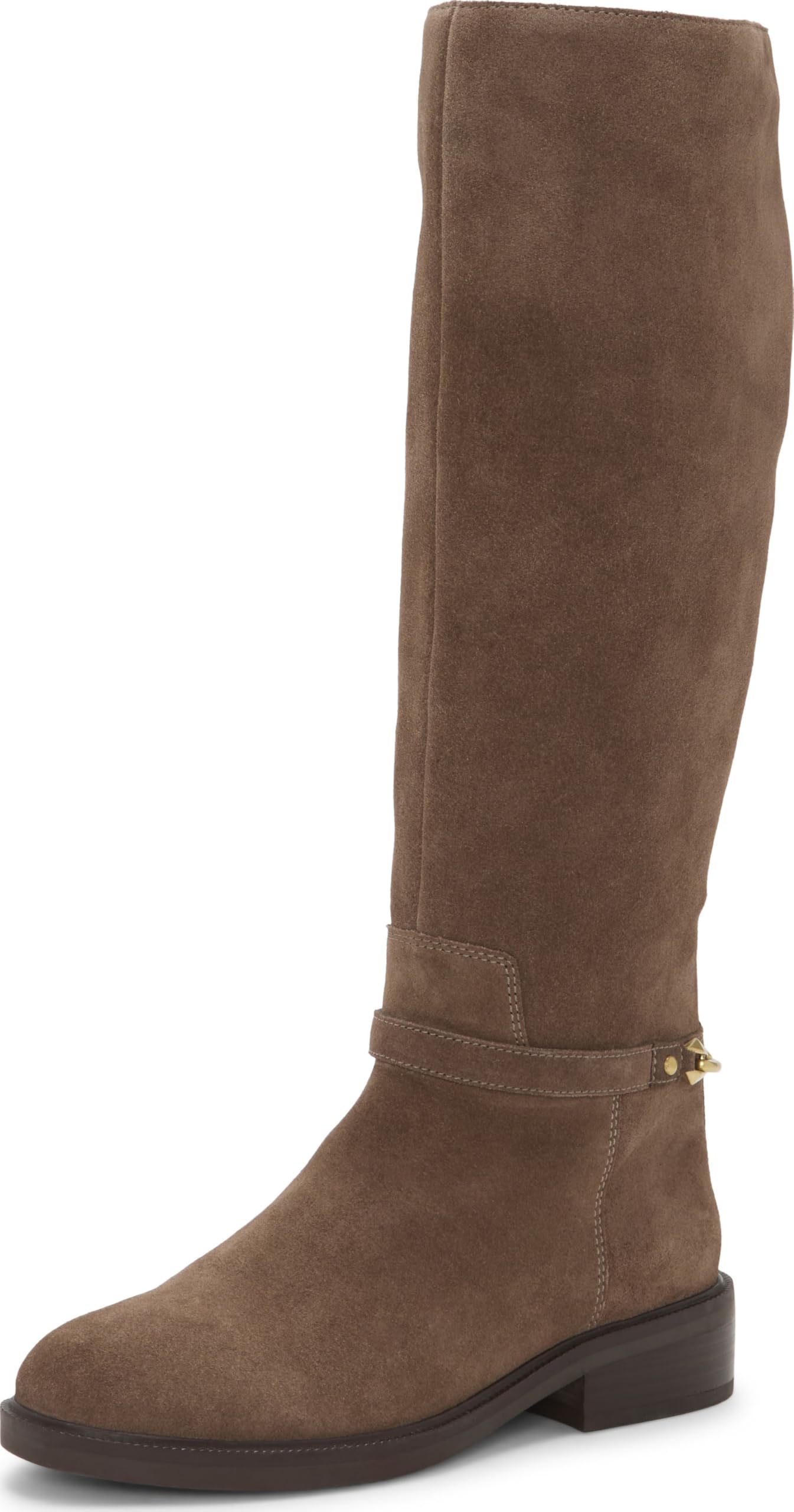 Vince Camuto Women’s Adria Ankle Link Knee High Riding Boot, Toasted Taupe, 9.5