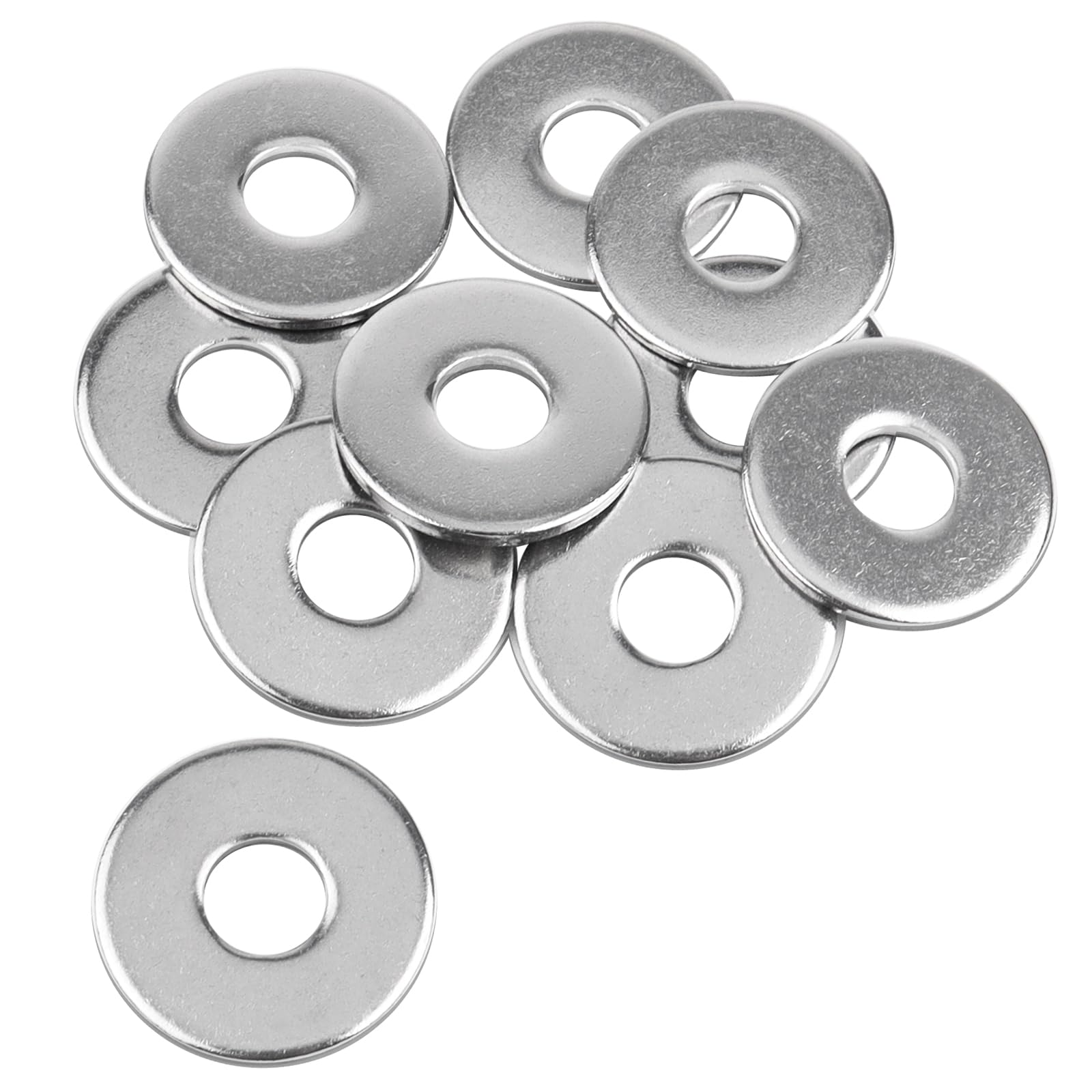 Caianwin M12 Washers 10Pcs, M12 x 37mm Penny Washers Stainless Steel Flat Washer for m12 Bolts Screws & Nuts
