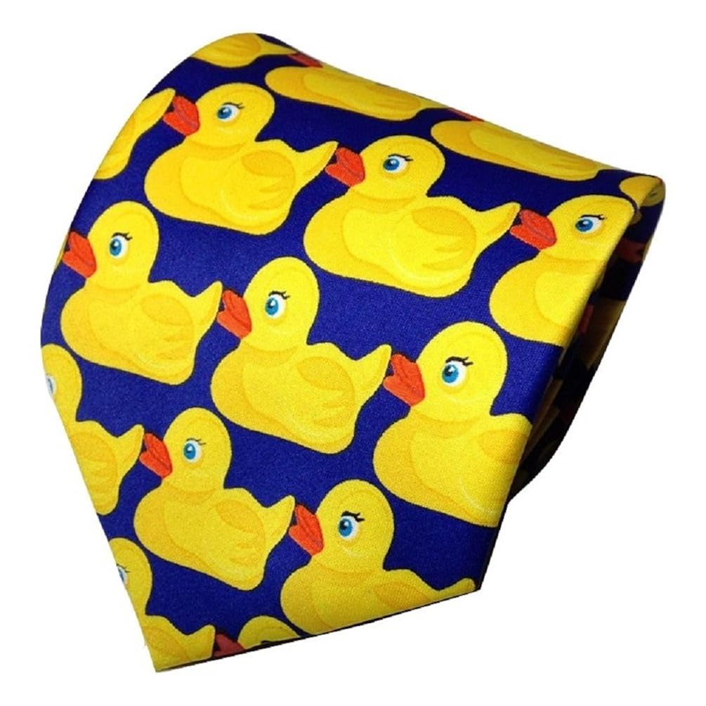 Buy Rubber Duck Necktie Barney Ducky Tie at Amazon.in