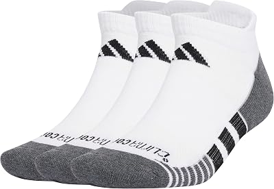 Mixte Performance Climacool Cushioned Low 3P Socks, White/Black, 40-42