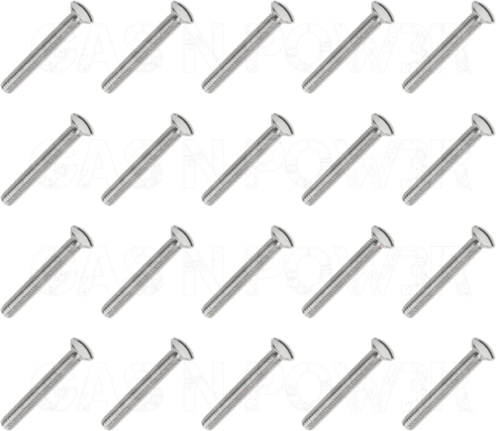 x20 M3.5 x70mm Long Electrical Machine Screws Light Switch Plug Socket