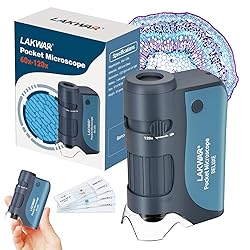 60x-120x Mini Pocket Microscope for Kids