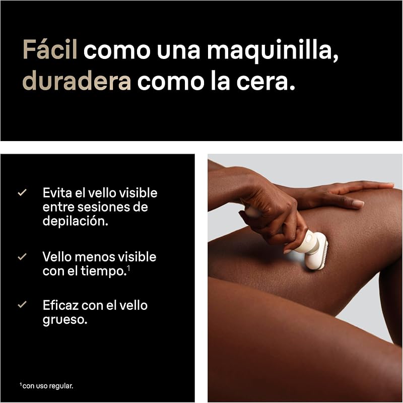 Silk·épil 9 Flex SkinSpa Depiladora Eléctrica Mujer, 9-042 3D, Oro — foto 4 de 8
