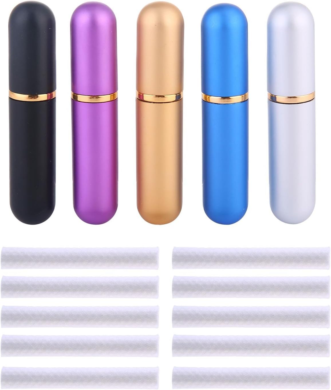 Essential Oils Inhaler Tubes Aromatherapy Inhaler Tubes, Aolvo Aluminum
