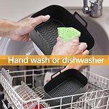 CNMTCCO Silicone Air Fryer Liners for Ninja Dual, 2 Pack, BPA-Free view 5