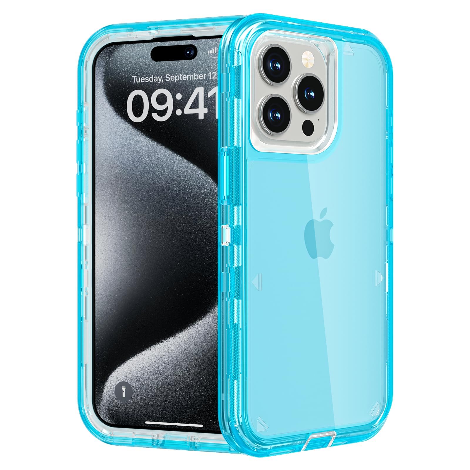 Follaroma for iPhone 15 Pro Case, Heavy Duty