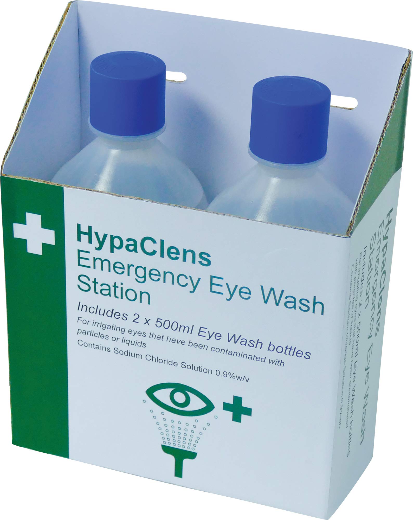 HypaClens Value Emergency Eye Wash Station (2 x 500ml)