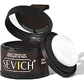 Sevich Hairline Powder - Root Touch Up Instantly Hair Color for Thinning Gray Coverage - Bald Spot Concealing Hair Powder for Women & Men - 48Hour Waterproof & Sweatproof - Dark Brown