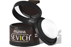 Sevich Hairline Powder - Root Touch Up Instantly Hair Color for Thinning Gray Coverage - Bald Spot Concealing Hair Powder for