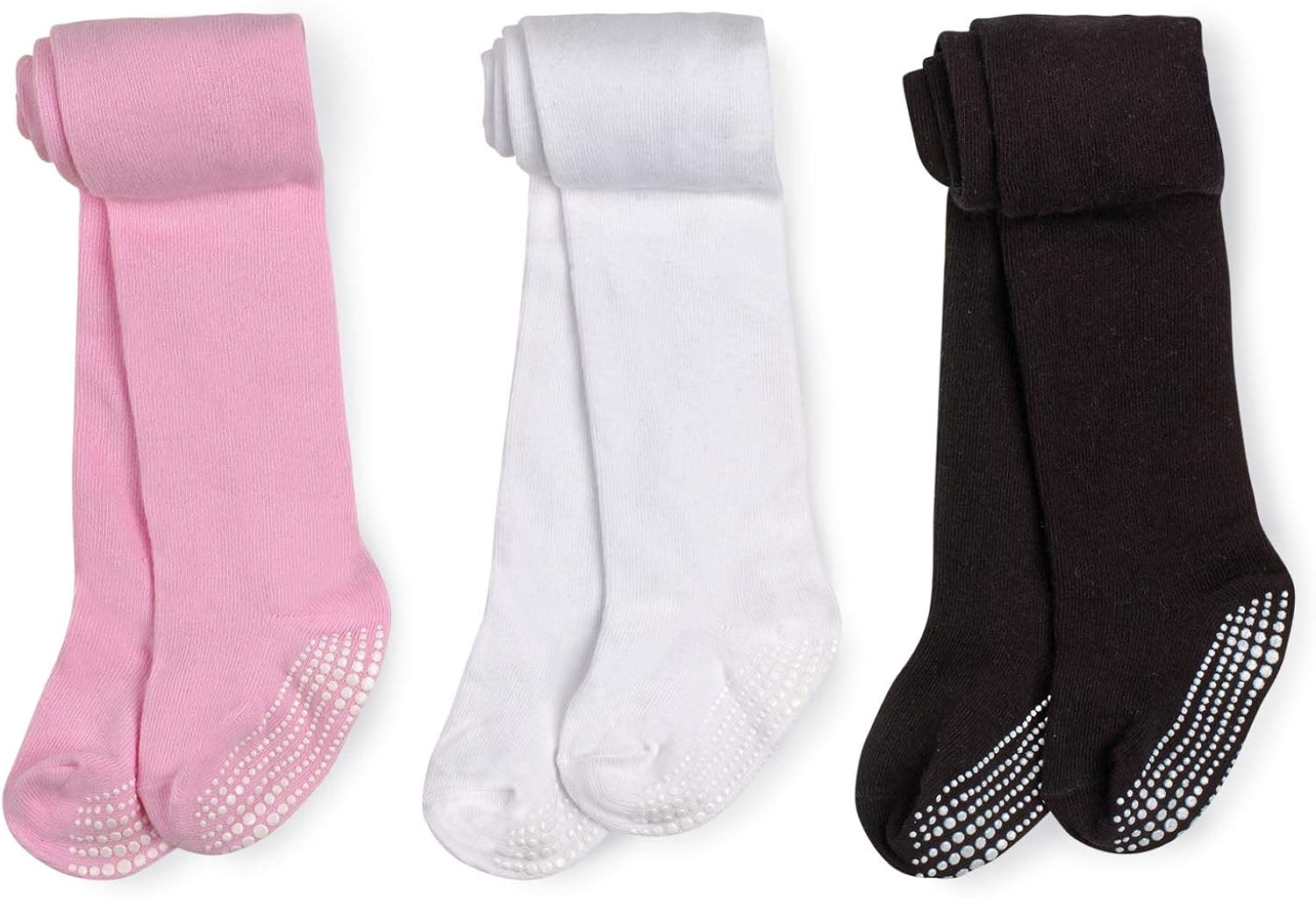 LA Active Baby Tights - Baby Toddler Infant Newborn Non Skid/Slip Grip Cotton: Clothing