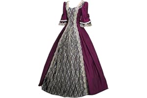 TIMIFIS Victorian Ball Gowns for Women Plus Size Vintage Lolita Dress Renaissance Medieval Princess Fairy Halloween Dress