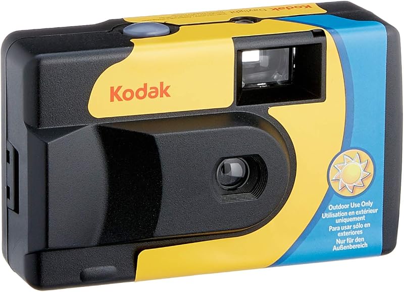Kodak SUC Daylight 39 800ISO Disposable Camera Yellow Blue