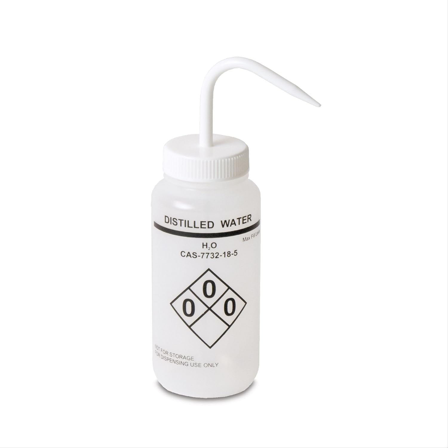 500mL Distilled Water Wash Bottles Vented Right to Know GHS: Amazon.com: Industrial & Scientific