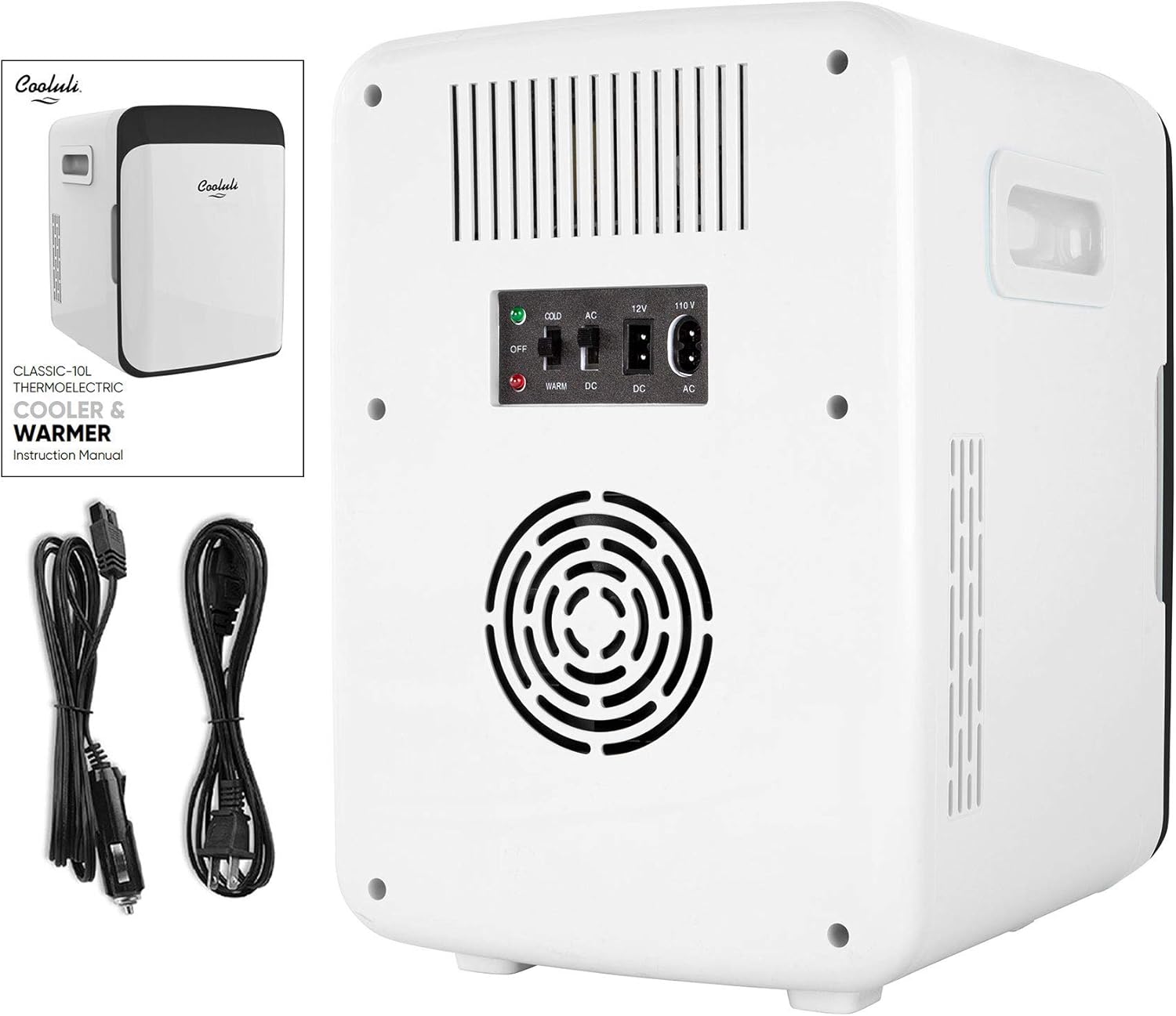 Portable Compact Refrigerator with Dual 12V DC & 110V AC 15 Liter/18