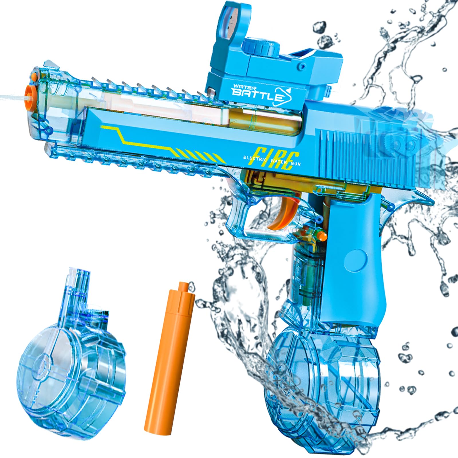 Photo 1 of Electric Water Gun, Powerful Automatic Water Guns for Adults & Kids, Squirt Guns Range to 36FT, 500CC Capacity Auto Water Gun Pistol Summer Toys for Swimming Pool Lawn Beach Yard