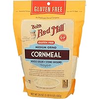 Bob's Red Mill Medium Grind Cornmeal Gluten Free 24 Ounce (Pack of 2)