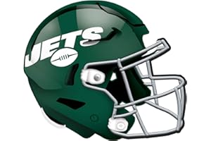 Fan Creations NFL New York Jets Unisex New York Jets Authentic Helmet, Team Color, 12 inch