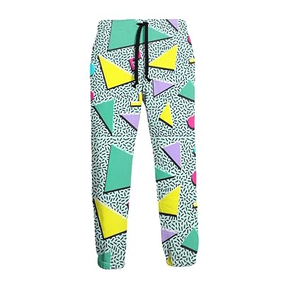 Buy Men's Jogger Sweatpants 80S 90S 