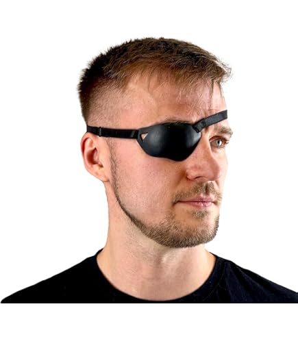 Amazon.com: Eye Patch, Black, Concave, Air Vents, Adult Size