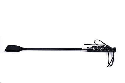 Bondage SM Peitsche Paddl Gerte 58cm (58cm, schwarz)