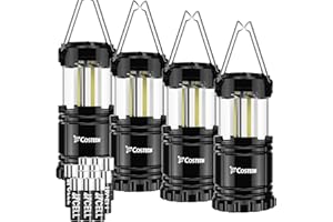 LED Camping Lantern, Costech Portable Brightest Outdoor Emergency Light; with 12 AA Batteries for Camping, Hiking, Fishing, H