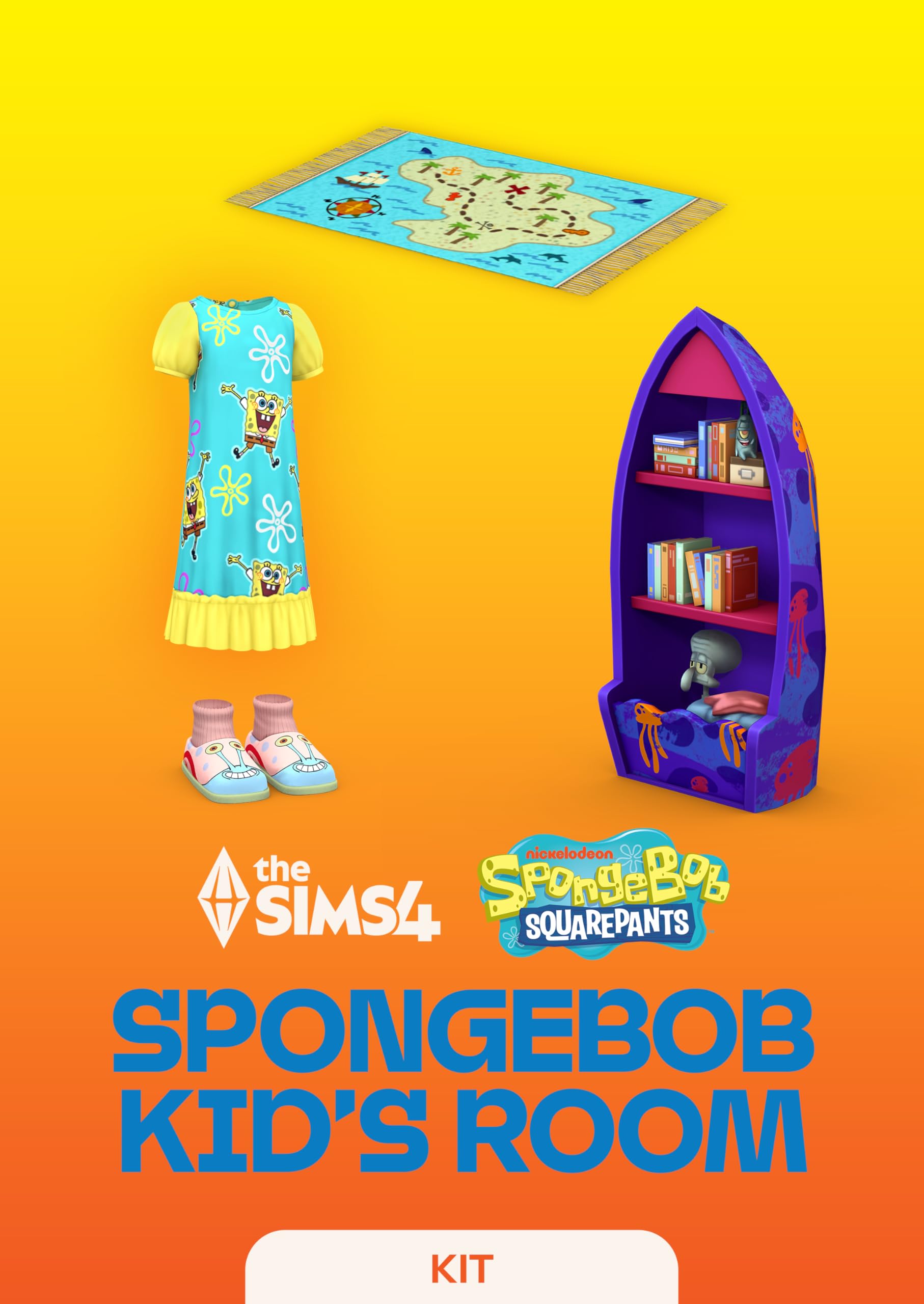 The Sims 4 SpongeBob Kid’s Room Kit - PC EA App [Online Game Code]
