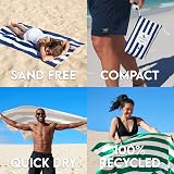 Dock & Bay Beach Towel Cabana Cayman Khaki XL 200x90cm Quick Dry Sand Free view 5