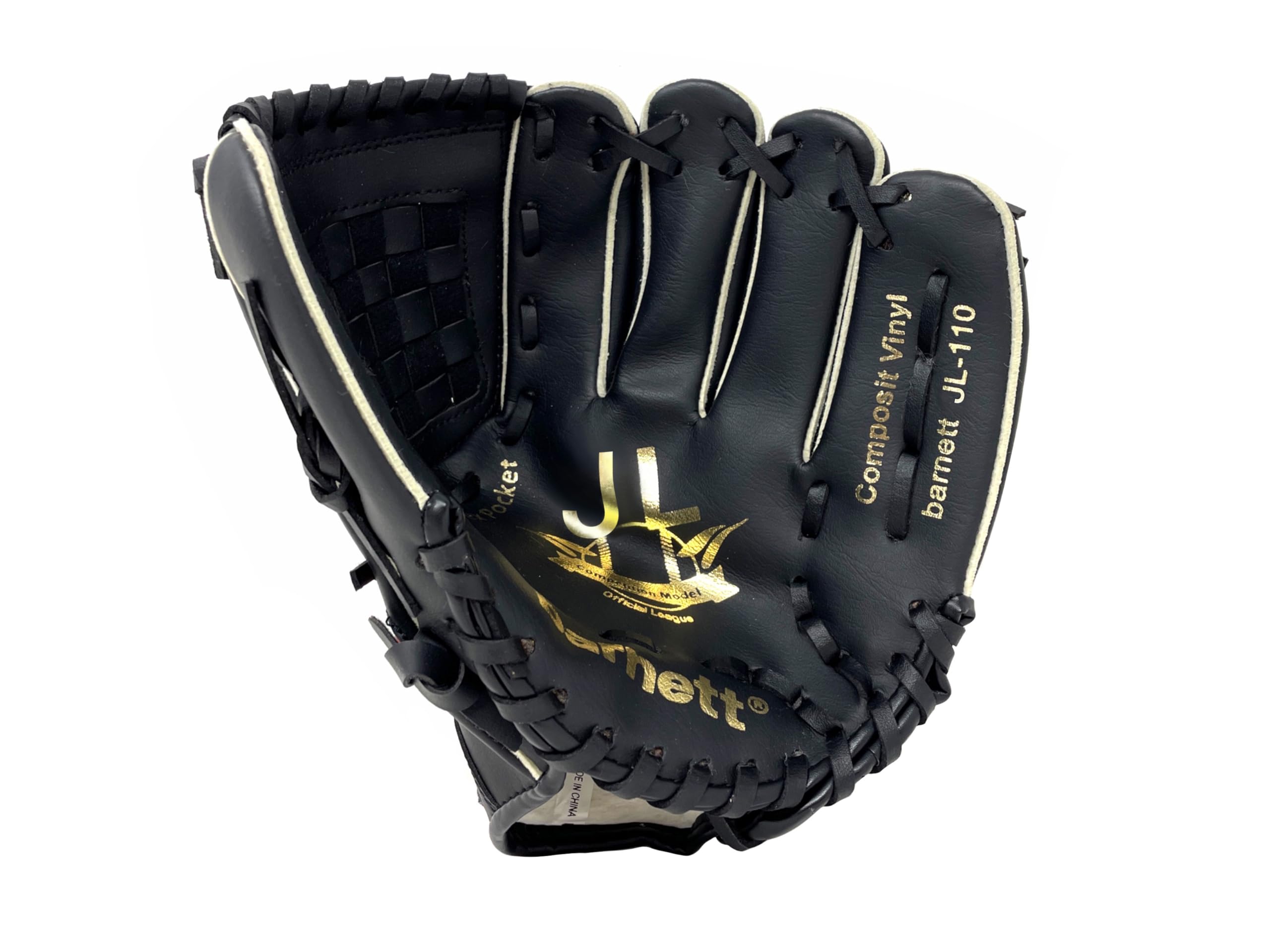 JL-110 REG infield baseball glove, polyurethane, size 11", black