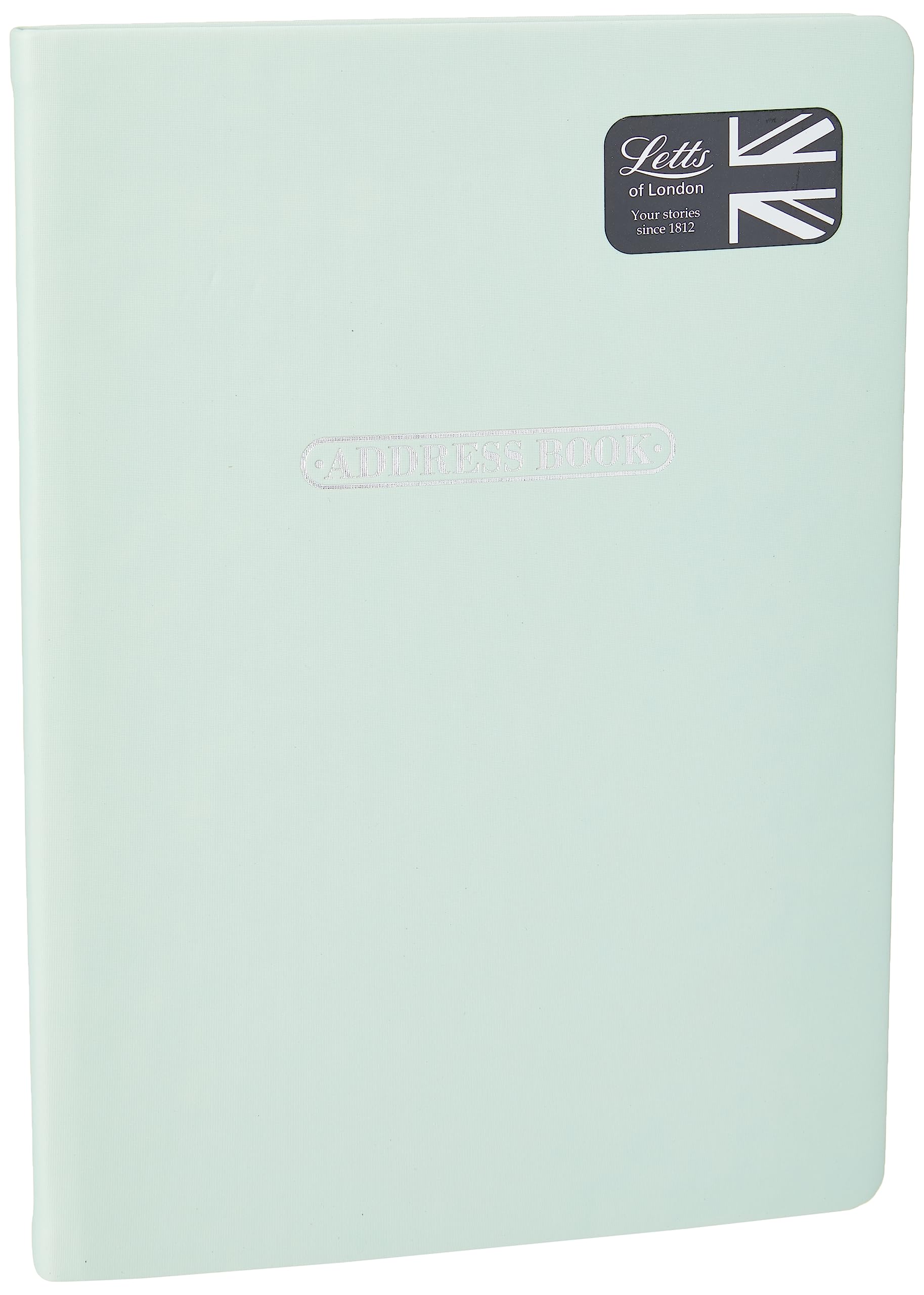 Letts Pastel A5 Address Book Duck Egg