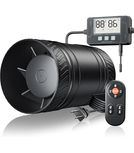 ONVEAN 4 Inch Inline Duct Fan with Speed Controller : Amazon.ca