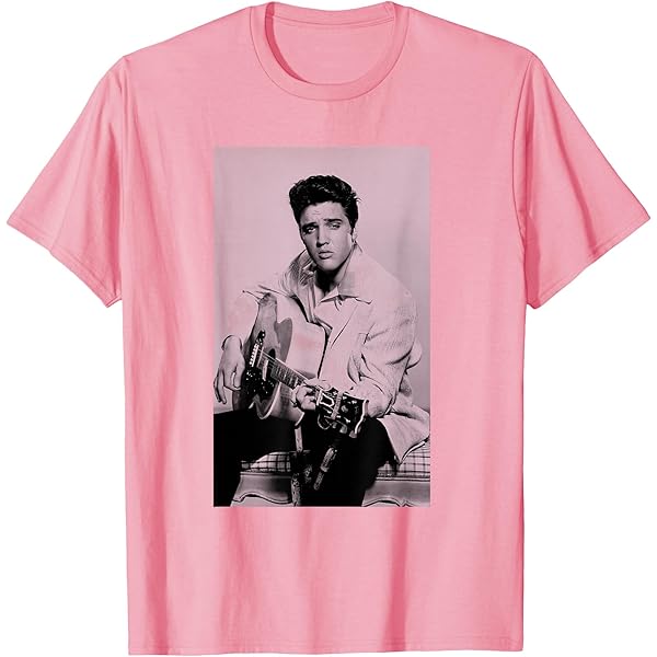 Amazon.com: Elvis Presley Double Guitar T-Shirt : Clothing