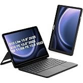 Inateck for Galaxy Tab S10 S9, Magnetic Detachable Bluetooth Keyboard | For Samsung Galaxy Tab S10 Lite/S10 FE/S9 FE 10.9"/S9 11", With Touchpad, Portrait/Landscape, Pencil Holder, Ace Touch, Black