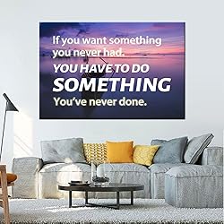 Inspirational Quote Canvas Wall Art Inspiring Words