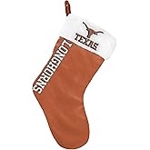 FOCO NCAA Official Primary Logo Wordmark Christmas Holiday Stocking Decoration Ornament (Texas Longhorns)