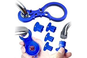 MIOUAK Faucet Wrench with Aerator Removal Tool - Replacement C cached Aerators for Sink M 16, 18, 21, 24 mm