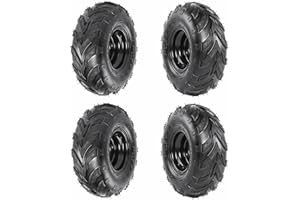 YC Yier 145/70-6 Tubeless Wheel Tire with 6'' Rim 3 Bolt Pattern for 50cc 70cc 90cc 110cc 125cc ATV Go Kart UTV Quad Bike 4 Wheelers (1)