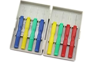 Tegg 8PCS/Set Hollow Needles Stainless Steel Non-Wetting Desoldering Hand Tool for DIP Electronic Components Dismantling Maintenance