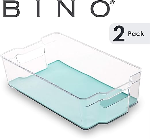 Amazon Com Bino Stackable Plastic Organizer Storage Bins X