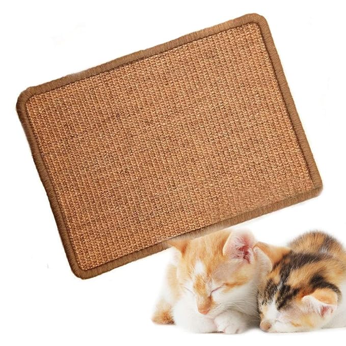 ASOCEA Natural Sisal Cat Scratching Mat Scratching Post Protection Play