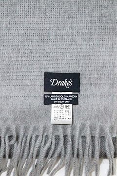 Wool Angora Scarf ALLAA 18761: Grey