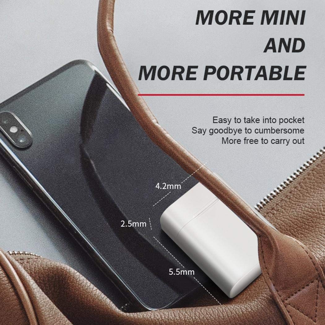 Haonike Bluetooth-Kopfhörer für drahtlose Musik-Ohrhörer mit Ladegerät Kopfhörer