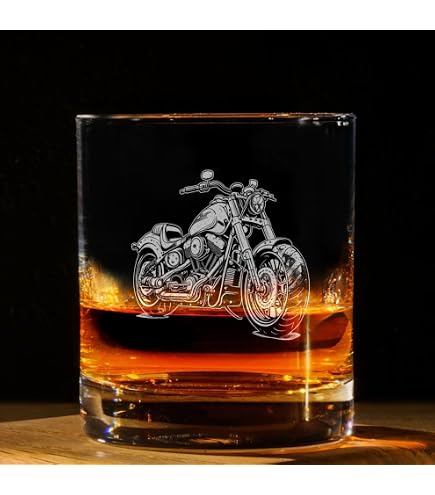Harley-Davidson Schnapsglas-Set Zum 120. Jubiläum – 2 Mundgeblasene Gläser Mit Metallsockel, Limitierte Edition