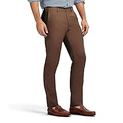 IZOD Men's American Chino Flat-Front Straight-Fit