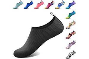 Homitem Water Shoes for Women Men Aqua Socks Swim Beach Pool River Slip-On Barefoot Quick-Dry Vacation Cruise Essentials Accessories for Yoga Kayak Sports