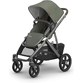 UPPAbaby Vista V3 Convertible Single-to-Double Stroller - Evelyn | One stroller that grows with your family, from one child to three
