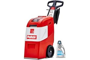 Rug Doctor X3 Commercial Carpet Cleaner – Large Red Oxy Pro Pack, Exclusive Vibrating Brush Spray Scrub and Extract Embedded Dirt and Grime, 48 oz. Oxy Cleaning Solution