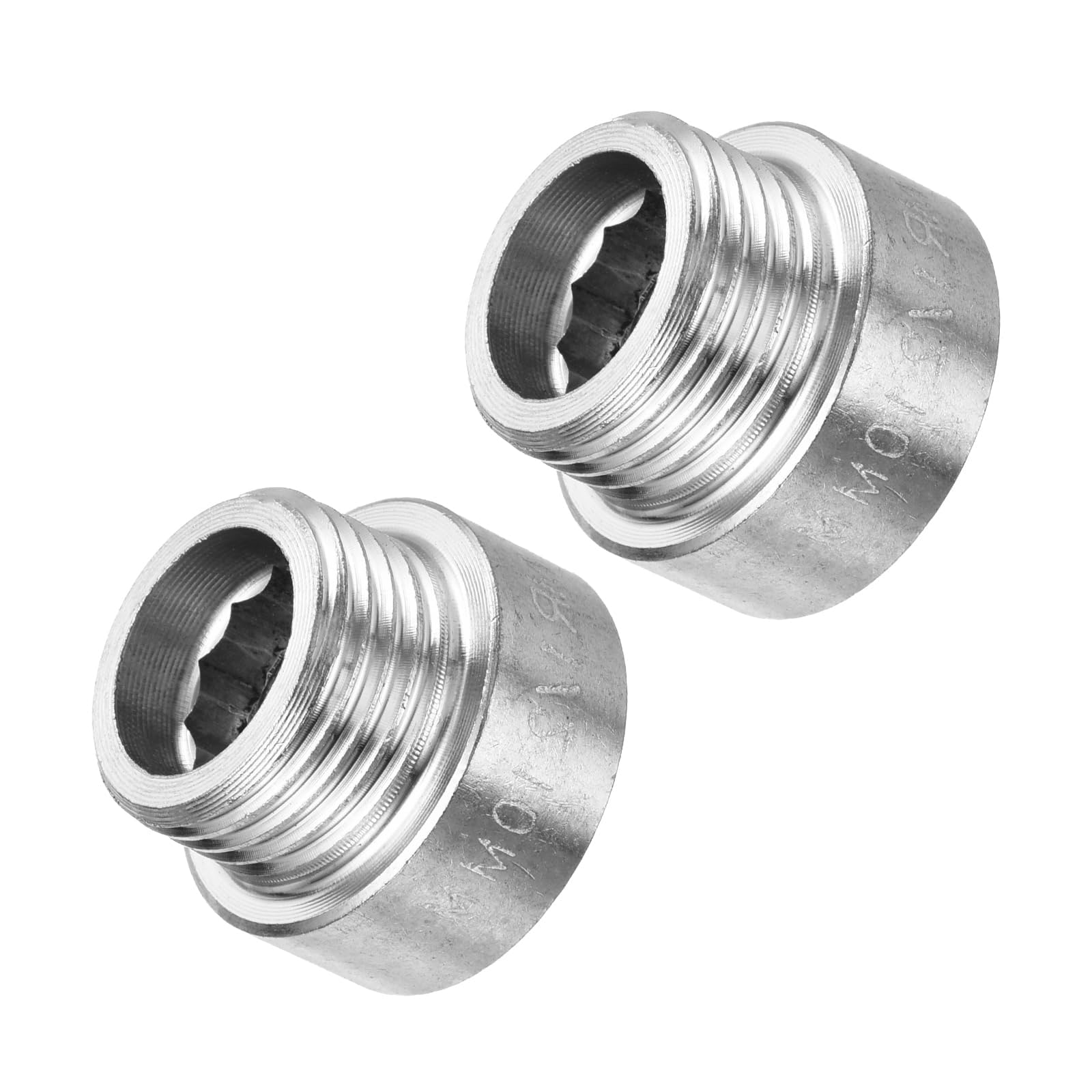 Unifizz Shower Head Extension Arm,20mm Shower Arm Extension Shower Head Extender 201 Stainless Steel G1/2 Male to Female Thread 4Pcs