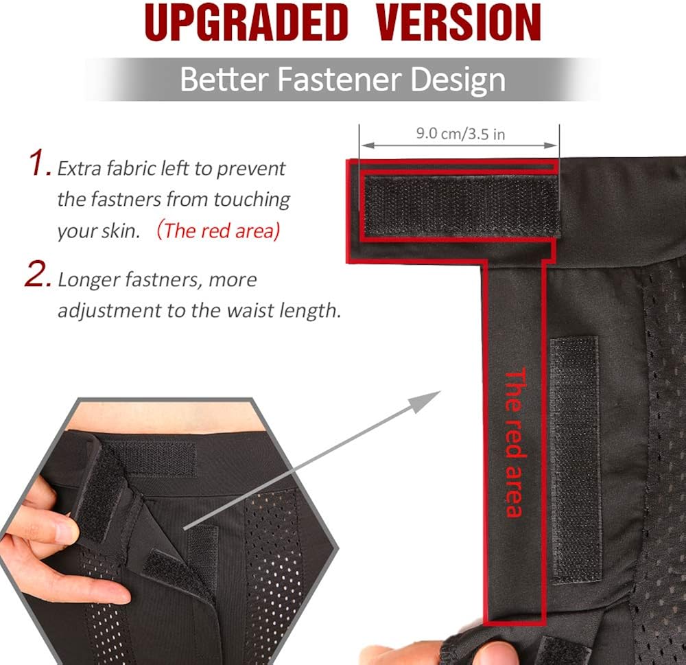 TOMSHOO Hip Protection Pads Shorts Upgrade Hip Pads 3D EVA Hip Protection Pad: Clothing